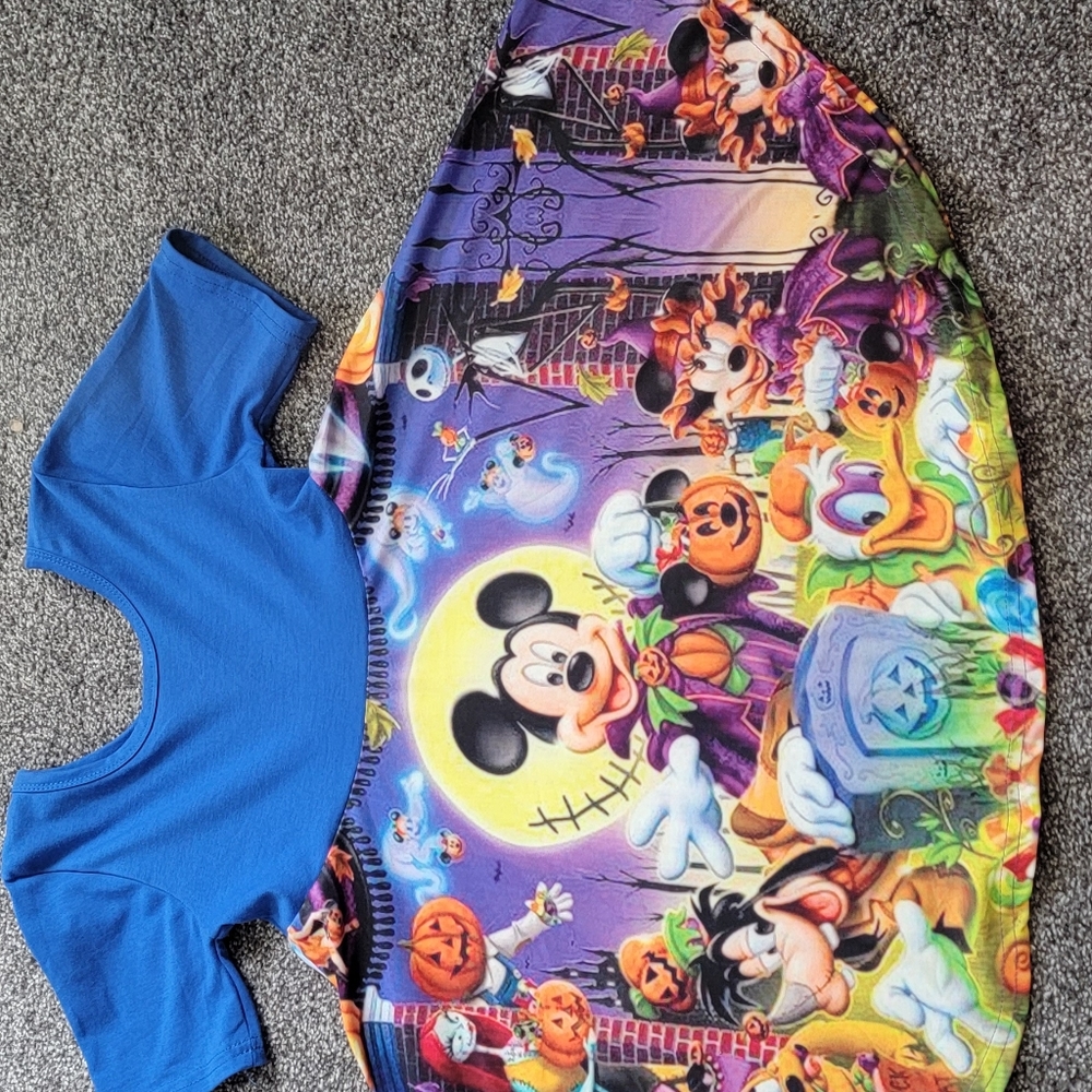 girls halloween TNBC/MICKEY dress